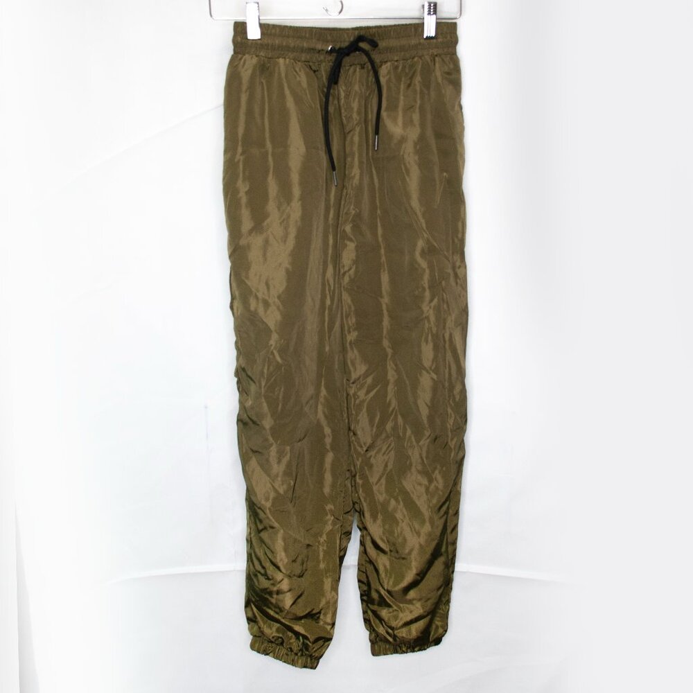 NEW Papermoon Windbreaker Jogger Pants Womens Small S Gorpcore High Rise Z?01